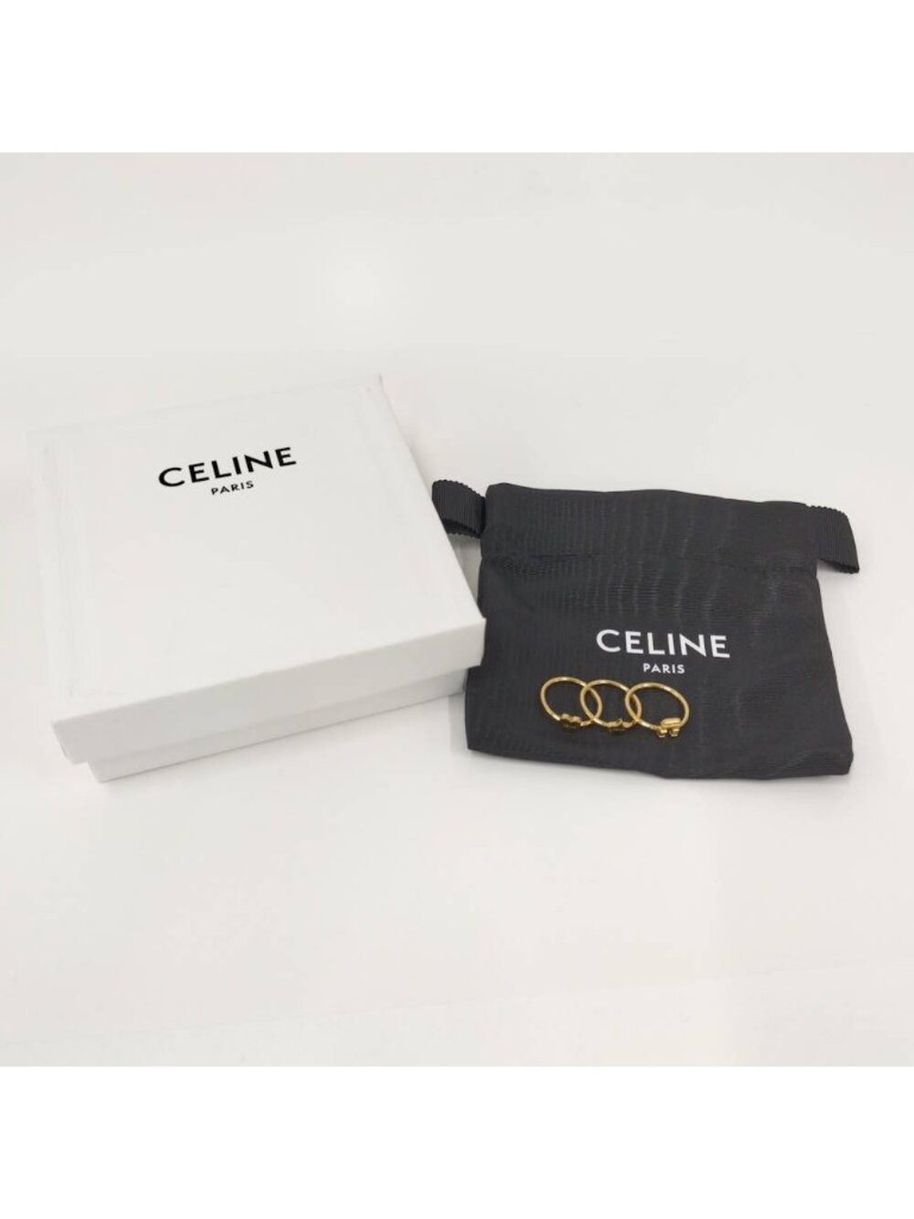 Celine Ring Star Heart Arc de Triomphe Plated - Picture 11 of 11